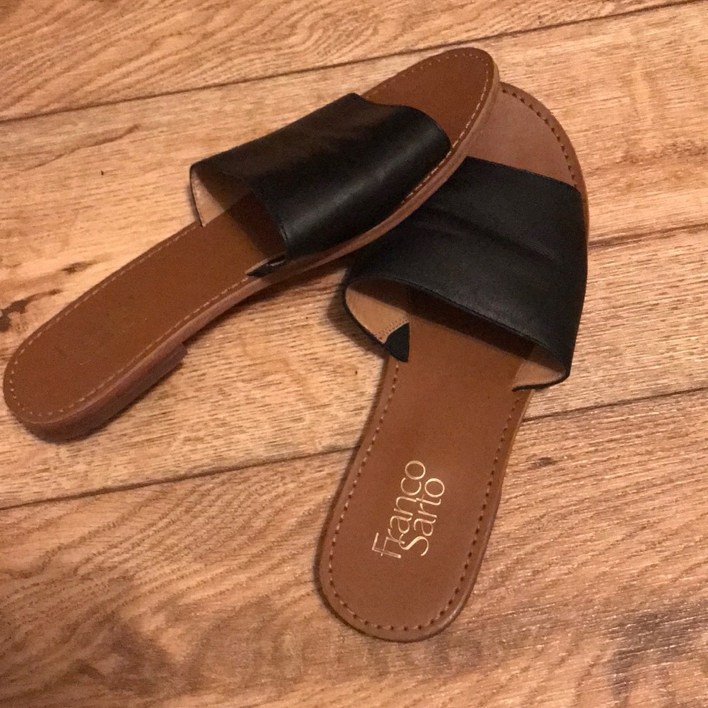 Black and Tan Summer Sandals